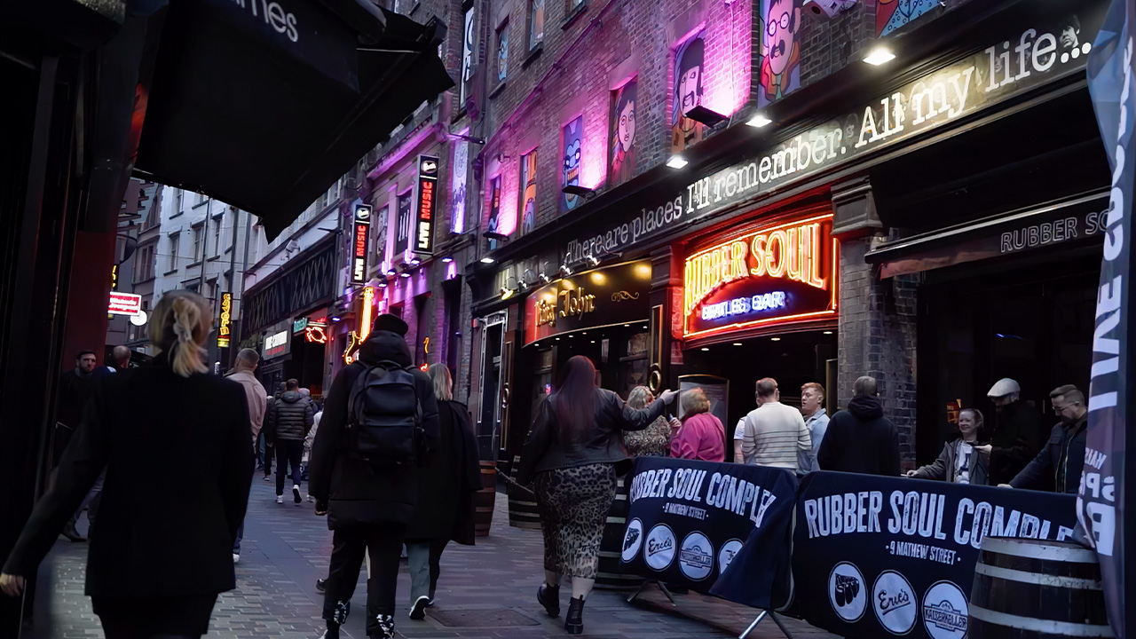 Rubber Soul Matthew St Liverpool Video Production