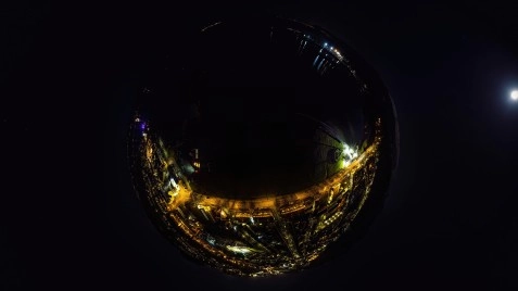 Beach Road @ Night, Bangor, North Wales