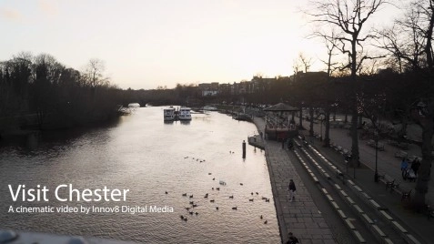 Visit Chester, a cinematic video of Chester City Centre

