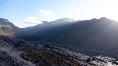 Dinorwic Quarry By Drone, North Wales image 3